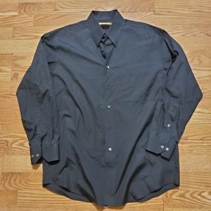 Donna Karen Button Down Shirt 15.5 x 32-33